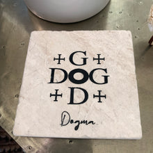 Load image into Gallery viewer, Marble Tile Coaster "Dogma" classic