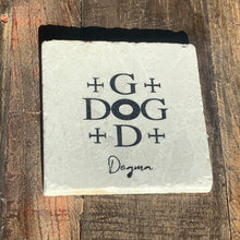 Load image into Gallery viewer, Marble Tile Coaster "Dogma" classic