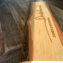 Load image into Gallery viewer, 23" Live Edge Charcuterie board Style "A"